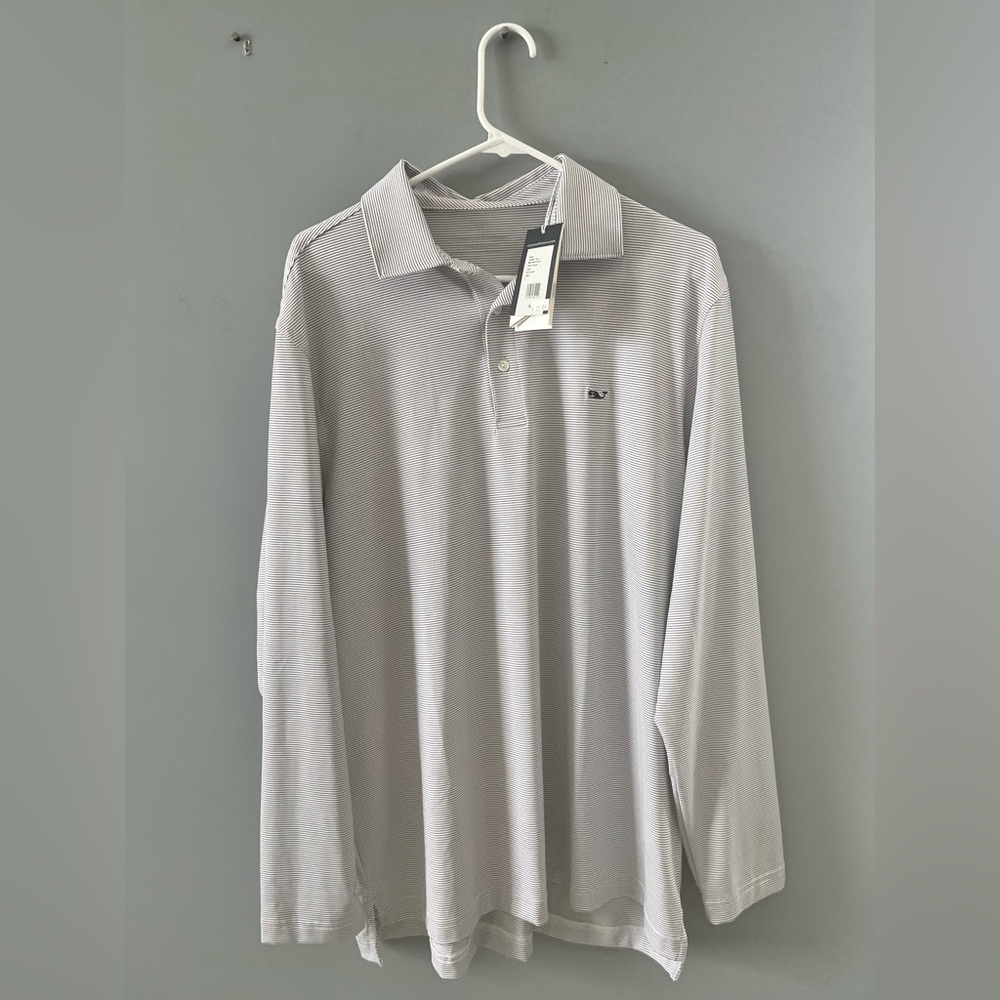Vineyard Vines Mens Performance collared shirt L NWT